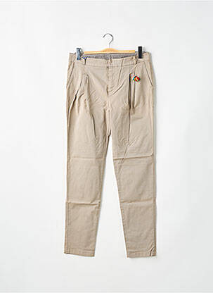 Pantalon chino țesătură poplin mărime normală gri LEON & HARPER femeie