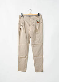 Pantalon chino țesătură poplin mărime normală gri LEON & HARPER femeie