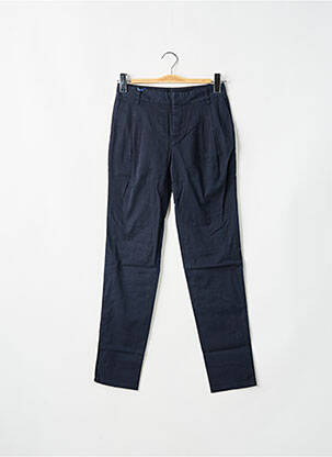Pantalon chino broderie galoni laterali mărime normală albastru LEON & HARPER femeie