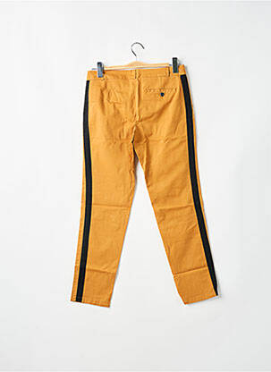 Pantalon chino broderie galoni laterali mărime normală galben LEON & HARPER femeie