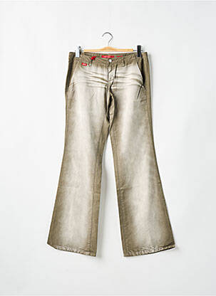 Blugi cu croială dreaptă verde MISS SIXTY femeie