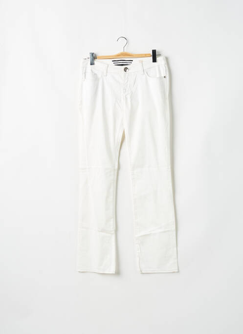 Blugi cu croială slim bej GUESS femeie