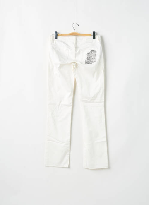 Blugi cu croială slim bej GUESS femeie