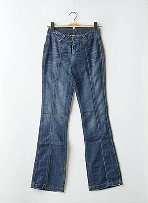 Blugi bootcut elasticitate talie joasă albastru RWD femeie