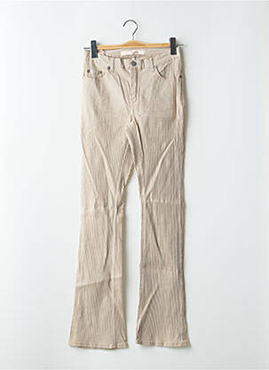 Pantalon evazat bej SCHOOL RAG femeie