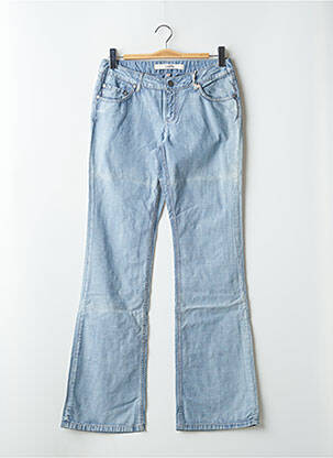 Blugi bootcut elasticitate talie joasă albastru SCHOOL RAG femeie