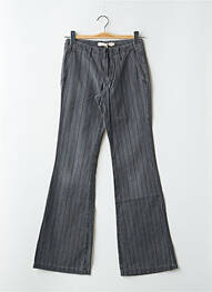 Blugi bootcut elasticitate talie joasă gri SCHOOL RAG femeie