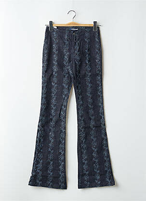 Blugi bootcut albastru SCHOOL RAG femeie