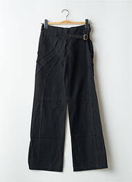 Pantalon larg buzunare mărime normală negru 2 TWO femme