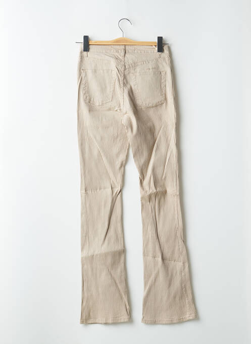 Pantalon evazat bej SCHOOL RAG femeie