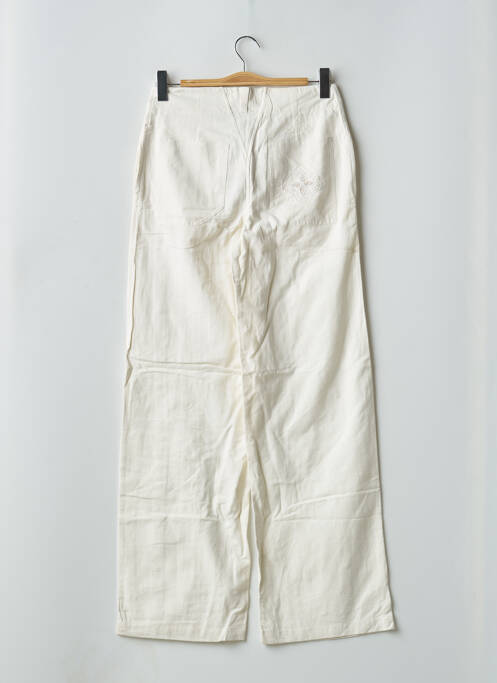 Pantalon larg bej SCHOOL RAG femeie