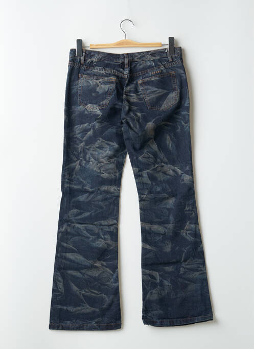 Blugi bootcut elasticitate talie joasă albastru SCHOOL RAG femme