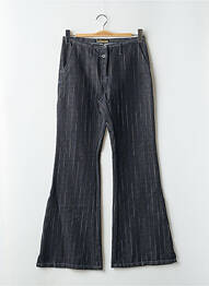 Pantalon evazat croială evazată gri TEDDY SMITH femme