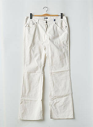 Pantalon drept alb TEDDY SMITH femeie