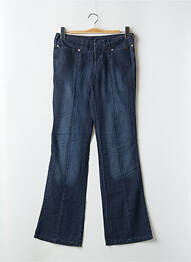Blugi bootcut buzunare albastru TEDDY SMITH femeie
