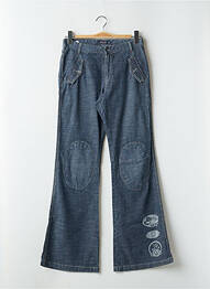 Blugi bootcut buzunare albastru TEDDY SMITH femeie