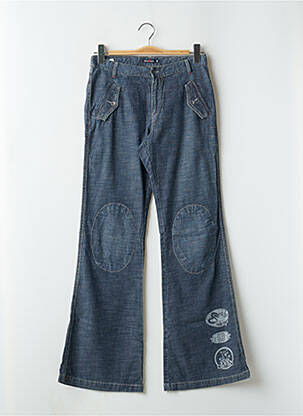 Blugi bootcut albastru TEDDY SMITH femeie