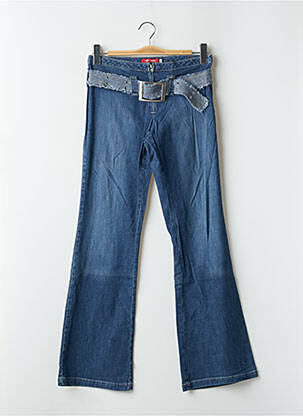 Blugi cu croială evazată albastru TEDDY SMITH femeie