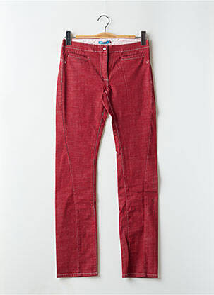 Blugi cu croială slim roșu TEDDY SMITH femeie