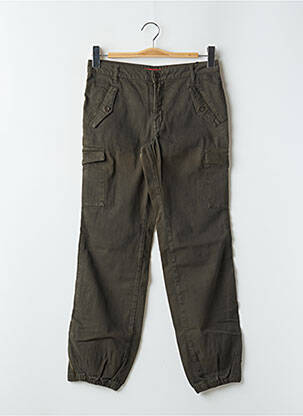 Pantalon cargo buzunare mărime normală verde TEDDY SMITH femeie
