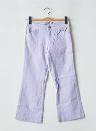 Pantalon trei sferturi buzunare violet TEDDY SMITH femme