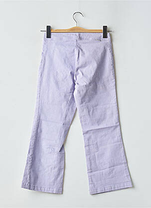 Pantalon trei sferturi buzunare violet TEDDY SMITH femeie