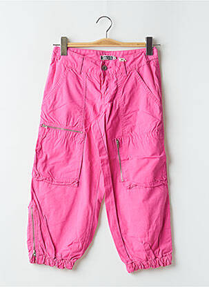 Pantalon trei sferturi roz TEDDY SMITH femeie