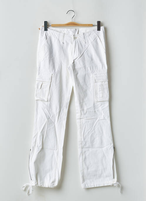 Pantalon cargo alb TEDDY SMITH femeie