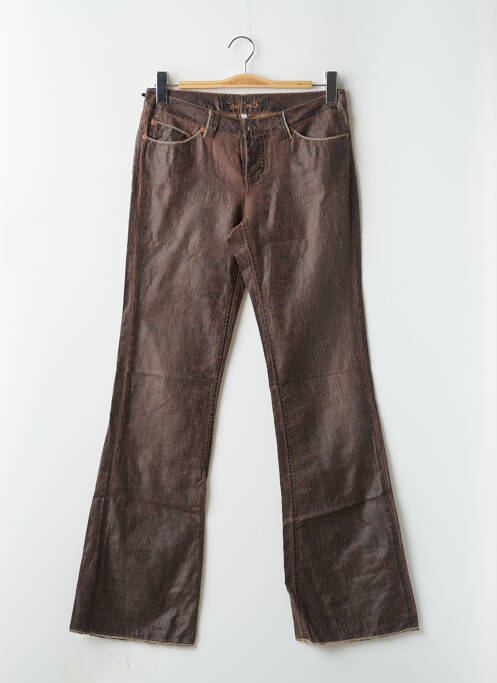 Pantalon drept maro TEDDY SMITH femeie