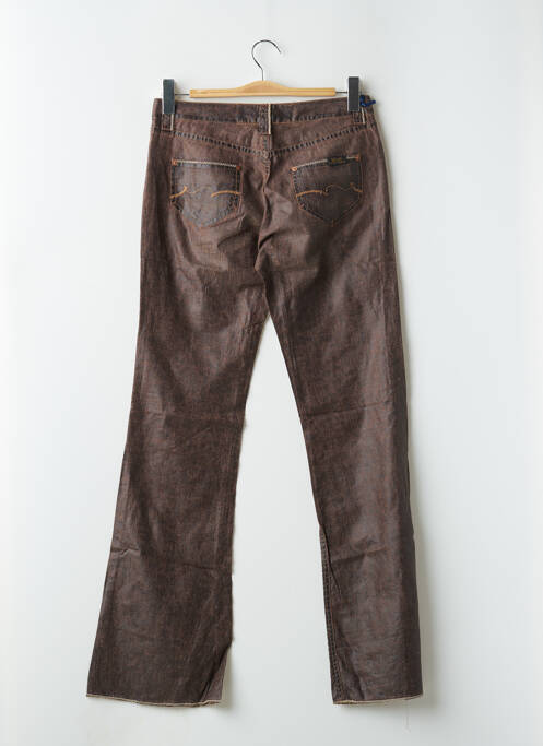 Pantalon drept maro TEDDY SMITH femeie