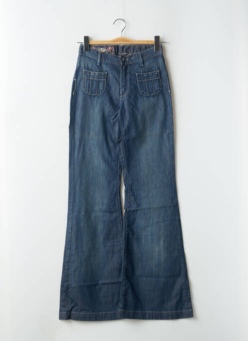 Blugi bootcut albastru TEDDY SMITH femeie