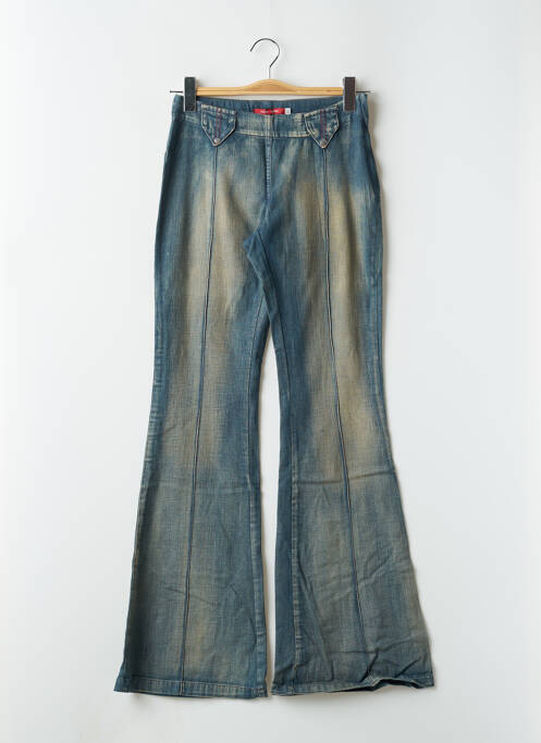 Blugi bootcut albastru TEDDY SMITH femeie