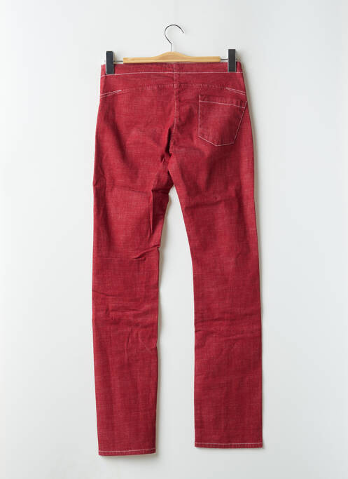 Blugi cu croială slim roșu TEDDY SMITH femeie