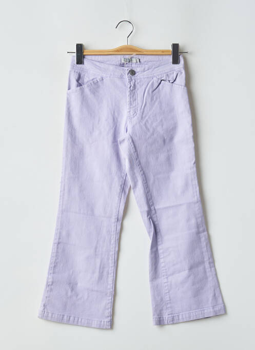 Pantalon trei sferturi violet TEDDY SMITH femeie