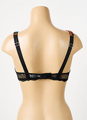Sutien broderie top sutien modelat negru MORGAN femeie