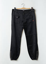 Pantalon 7/8 închidere cu fermoar sub clapetă cu nasturi mărime normală negru BE YOU K femeie
