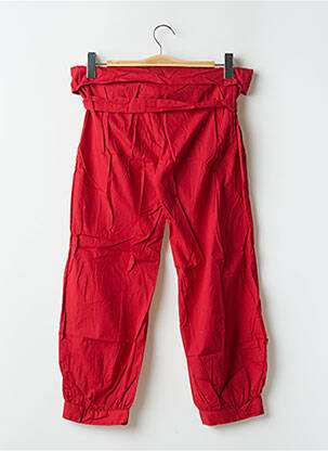 Pantalon 7/8 țesătură poplin mărime normală roșu BE YOU K femeie