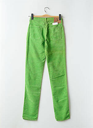 Pantalon slim talie înaltă talie înaltă verde CIMARRON femeie