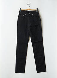 Pantalon slim talie înaltă talie înaltă negru CIMARRON femeie