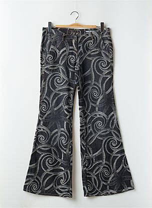 Blugi cu croială evazată gri ESZ DENIM femeie