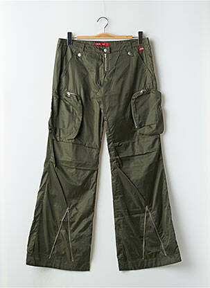 Pantalon cargo croială dreaptă talie joasă verde MISS SIXTY femeie