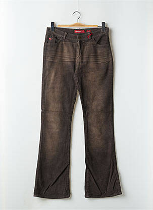 Pantalon evazat elasticitate talie joasă maro MISS SIXTY femeie