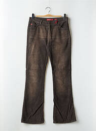Pantalon evazat elasticitate talie joasă maro MISS SIXTY femme