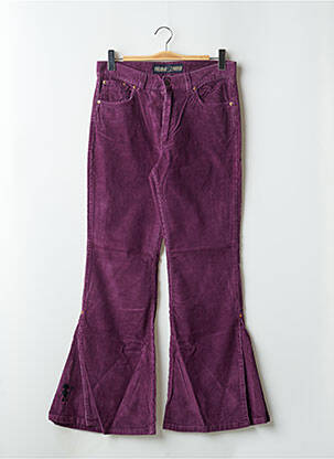 Blugi cu croială evazată violet FREEMAN T.PORTER femeie