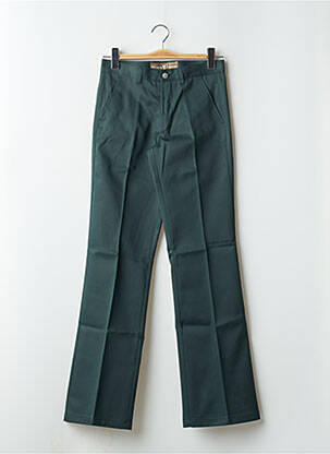 Pantalon chino țesătură poplin mărime normală verde FREEMAN T.PORTER femeie