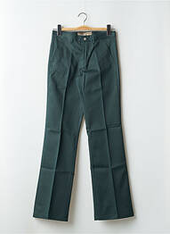 Pantalon chino țesătură poplin mărime normală verde FREEMAN T.PORTER femeie