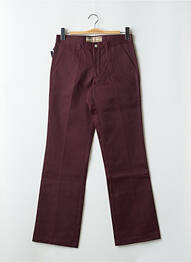Pantalon chino țesătură poplin mărime normală violet FREEMAN T.PORTER femeie