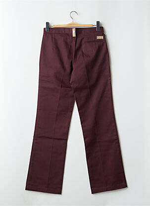 Pantalon chino țesătură poplin mărime normală violet FREEMAN T.PORTER femeie