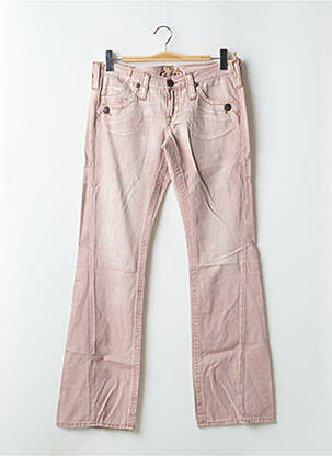 Blugi cu croială dreaptă roz FREEMAN T.PORTER femeie