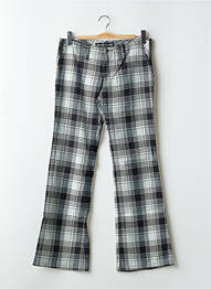 Pantalon chino țesătură poplin mărime normală negru FREEMAN T.PORTER femme